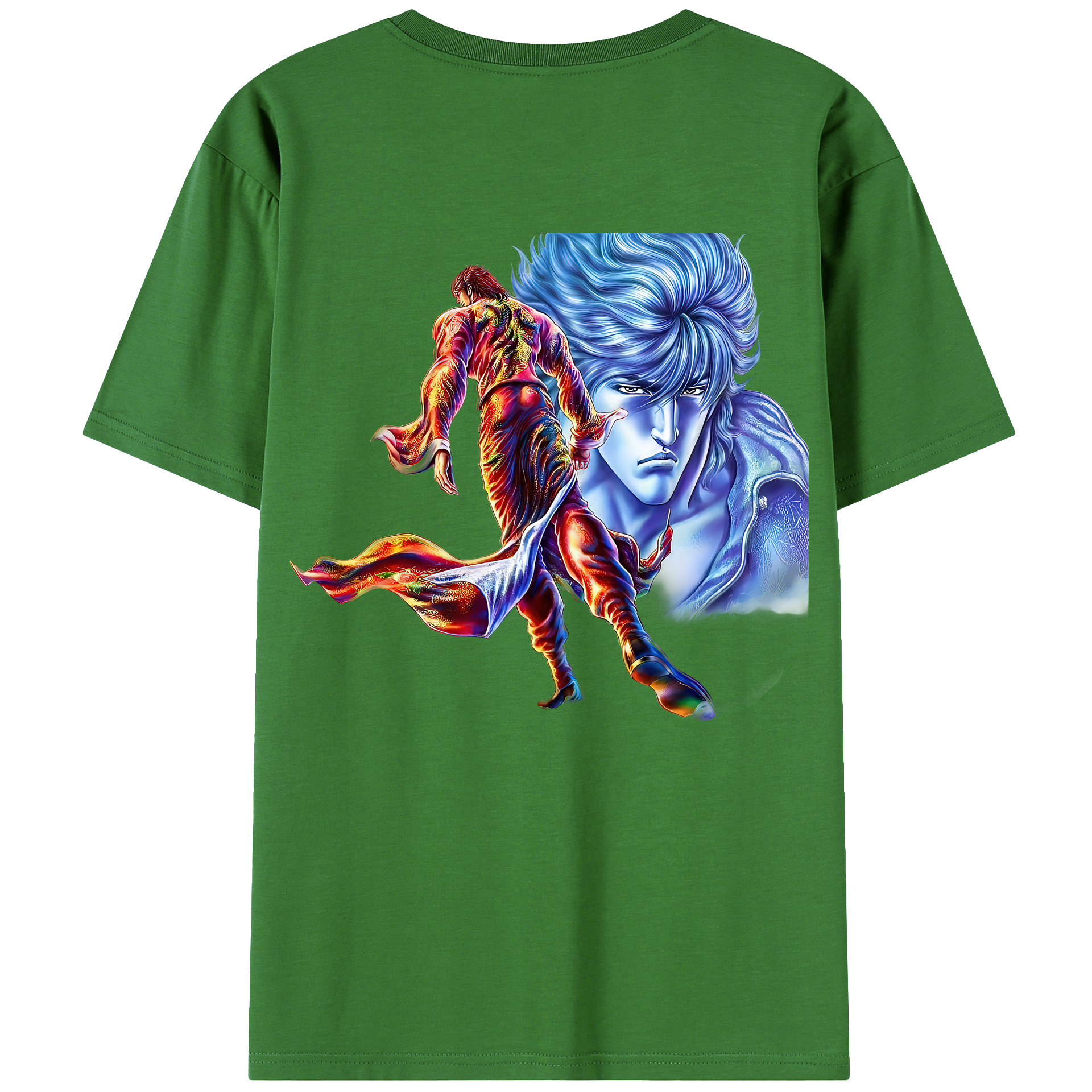 （画像用） 北斗の拳 Fist of the North Star レディース半袖Tシャツ(バックプリント)